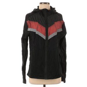 Nike Wild Run Windrunner Jacket Small | Black Chevron Hooded Lightweight Zip-Up